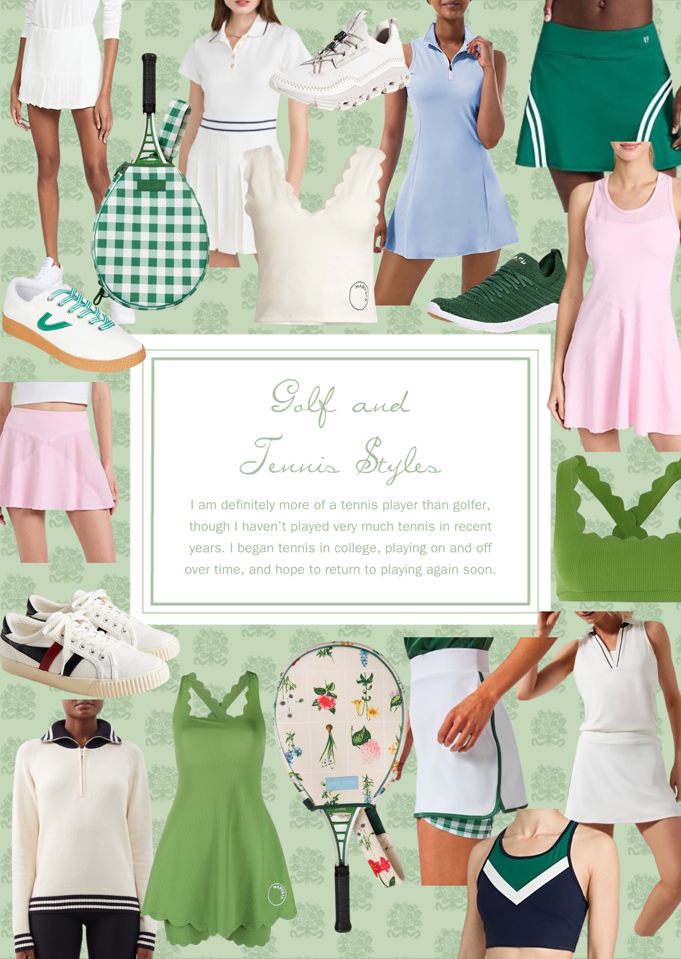 Golf And Tennis Sorts – Julia Berolzheimer